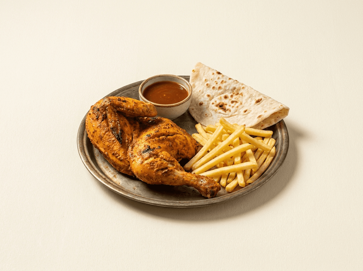 Quarter Rice Chicken Sajji (Leg)