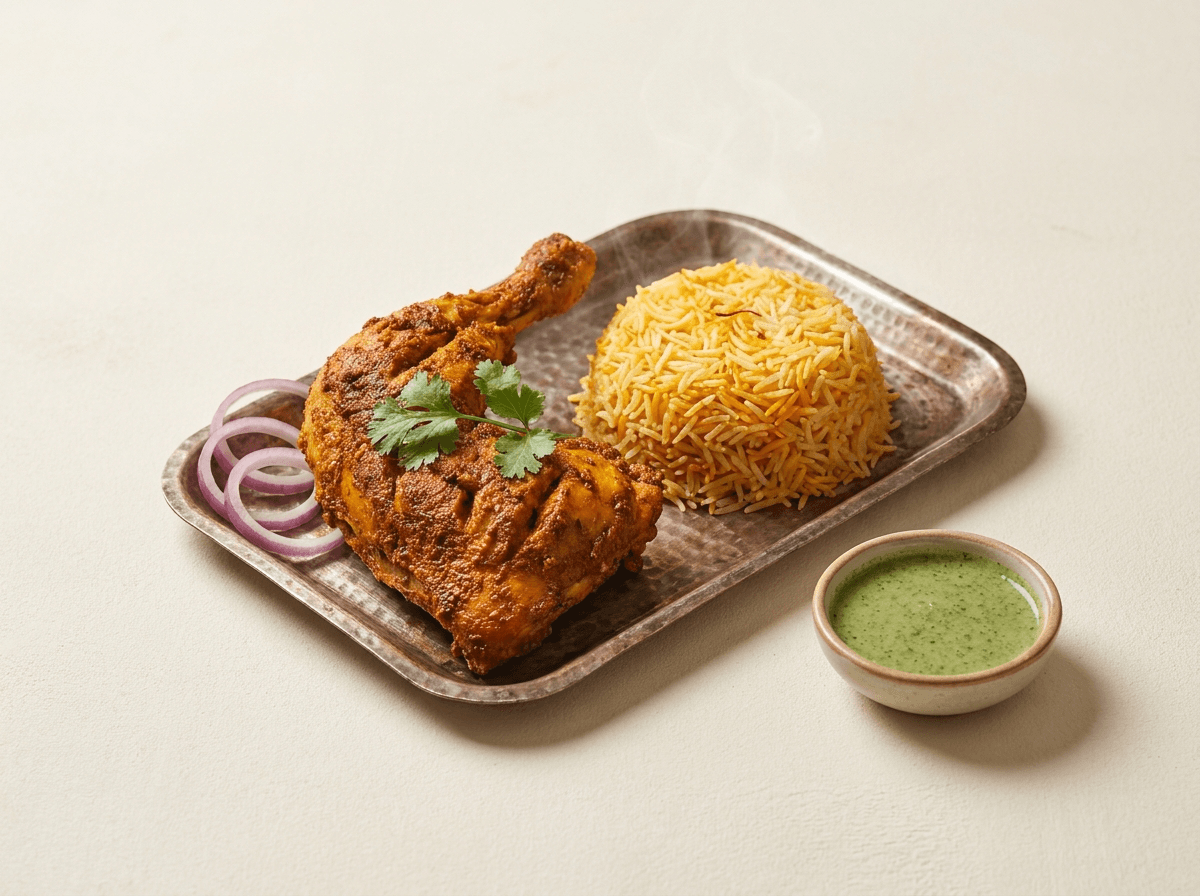 Quarter Rice Chicken Sajji (Chest)